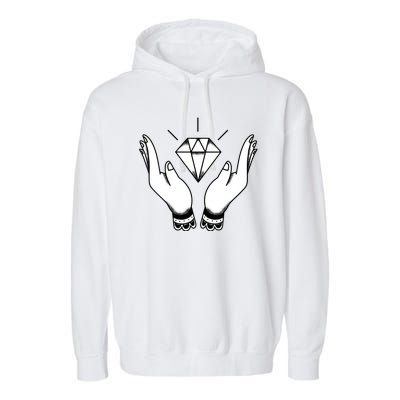 Hands Diamond Garment-Dyed Fleece Hoodie