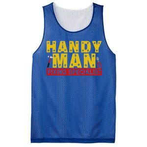 Handy Man Fixing Specialist Mesh Reversible Basketball Jersey Tank