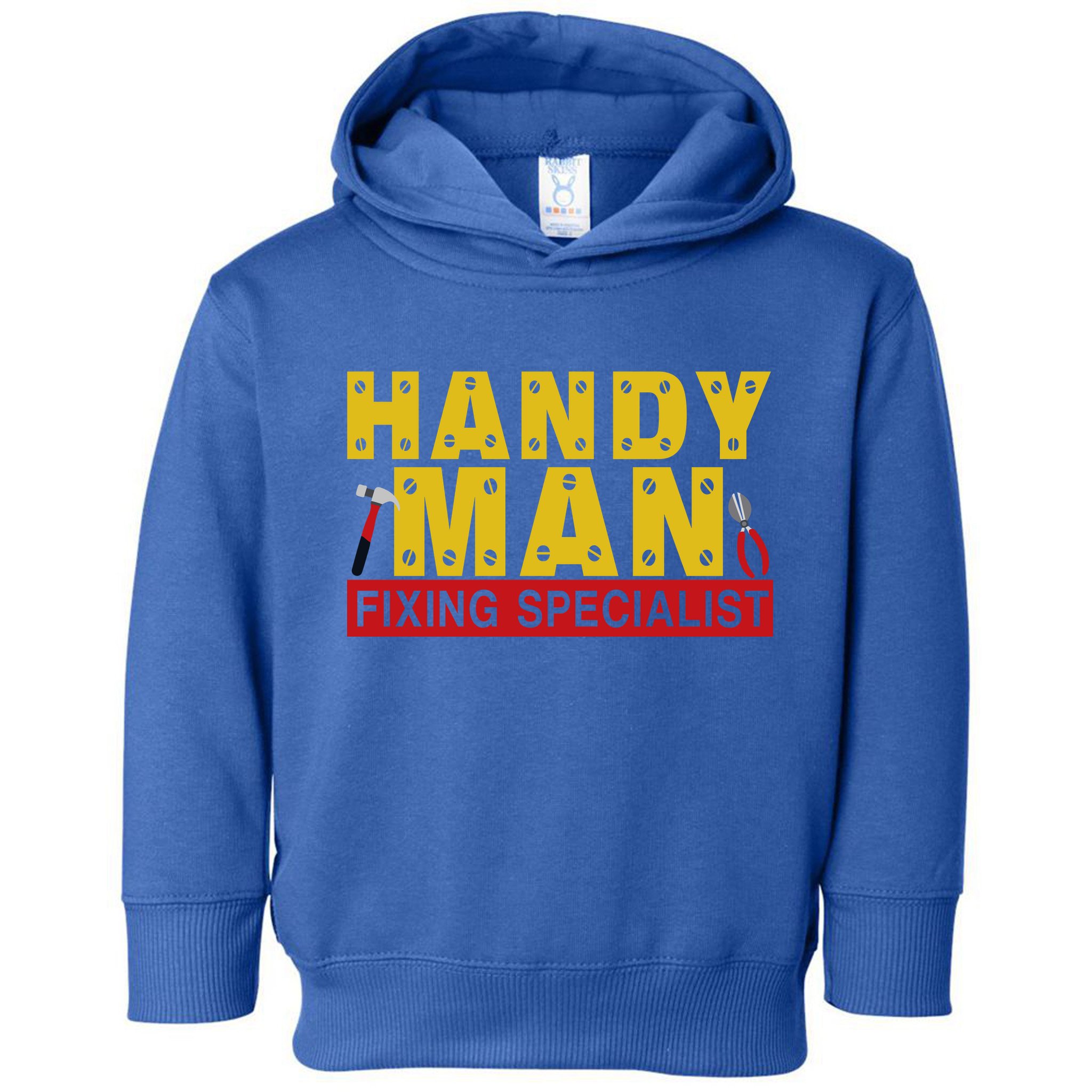 Handy Man Fixing Specialist Toddler Hoodie