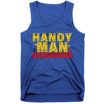 Handy Man Fixing Specialist Tank Top