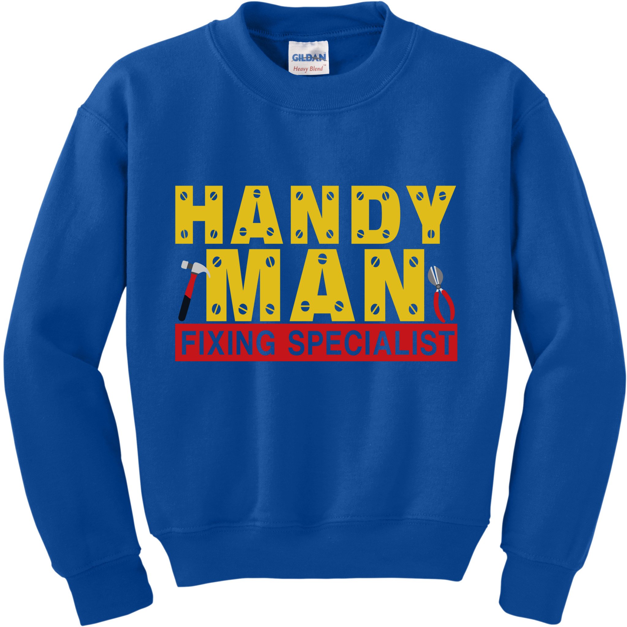Handy Man Fixing Specialist Kids Sweatshirt