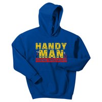 Handy Man Fixing Specialist Kids Hoodie