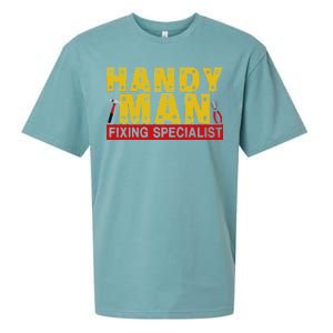 Handy Man Fixing Specialist Sueded Cloud Jersey T-Shirt