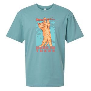 Hang In There Cat Sueded Cloud Jersey T-Shirt