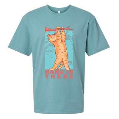 Hang In There Cat Sueded Cloud Jersey T-Shirt