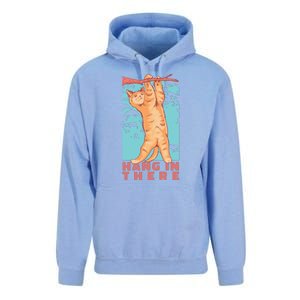 Hang In There Cat Unisex Surf Hoodie