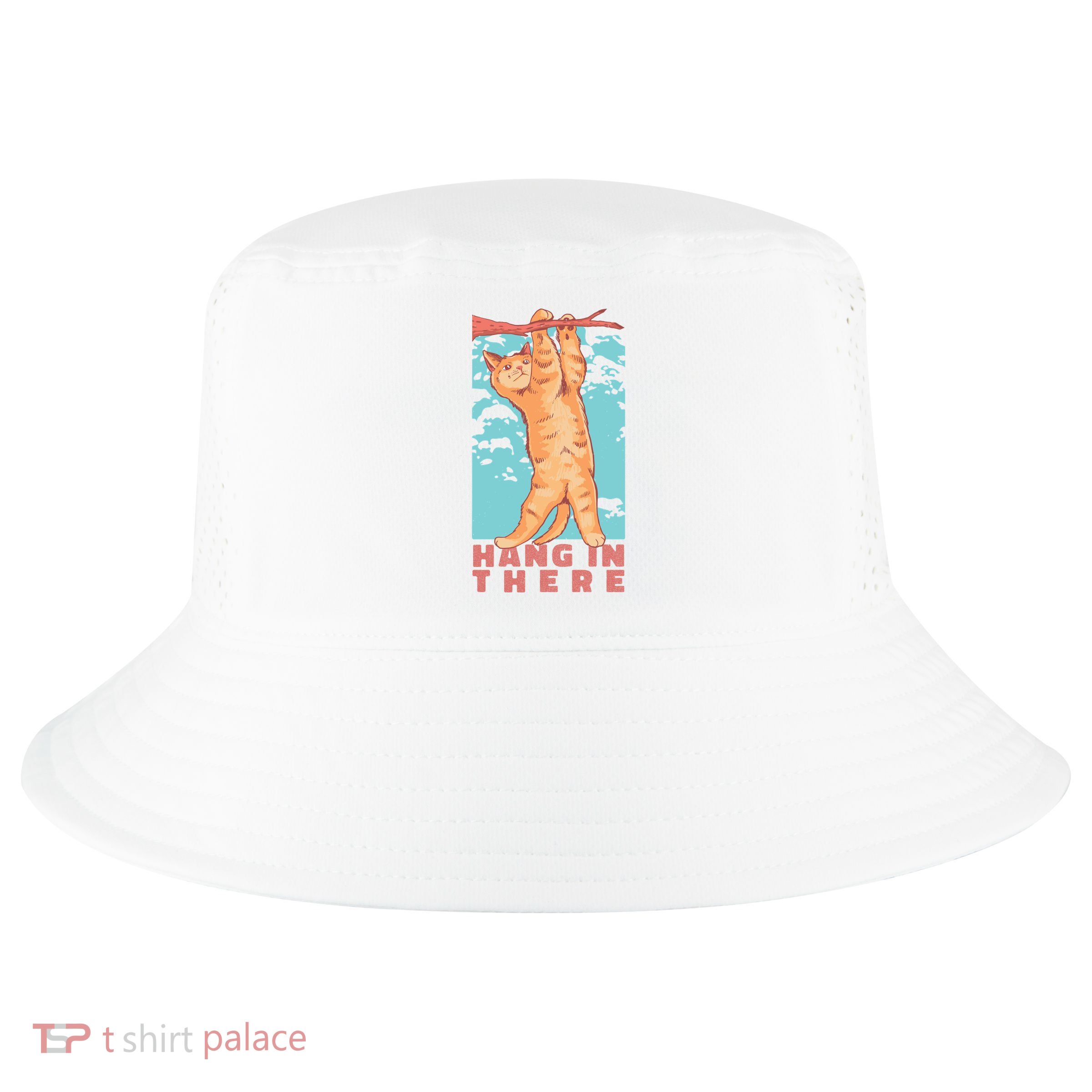Hang In There Cat Cool Comfort Performance Bucket Hat