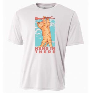 Hang In There Cat Cooling Performance Crew T-Shirt