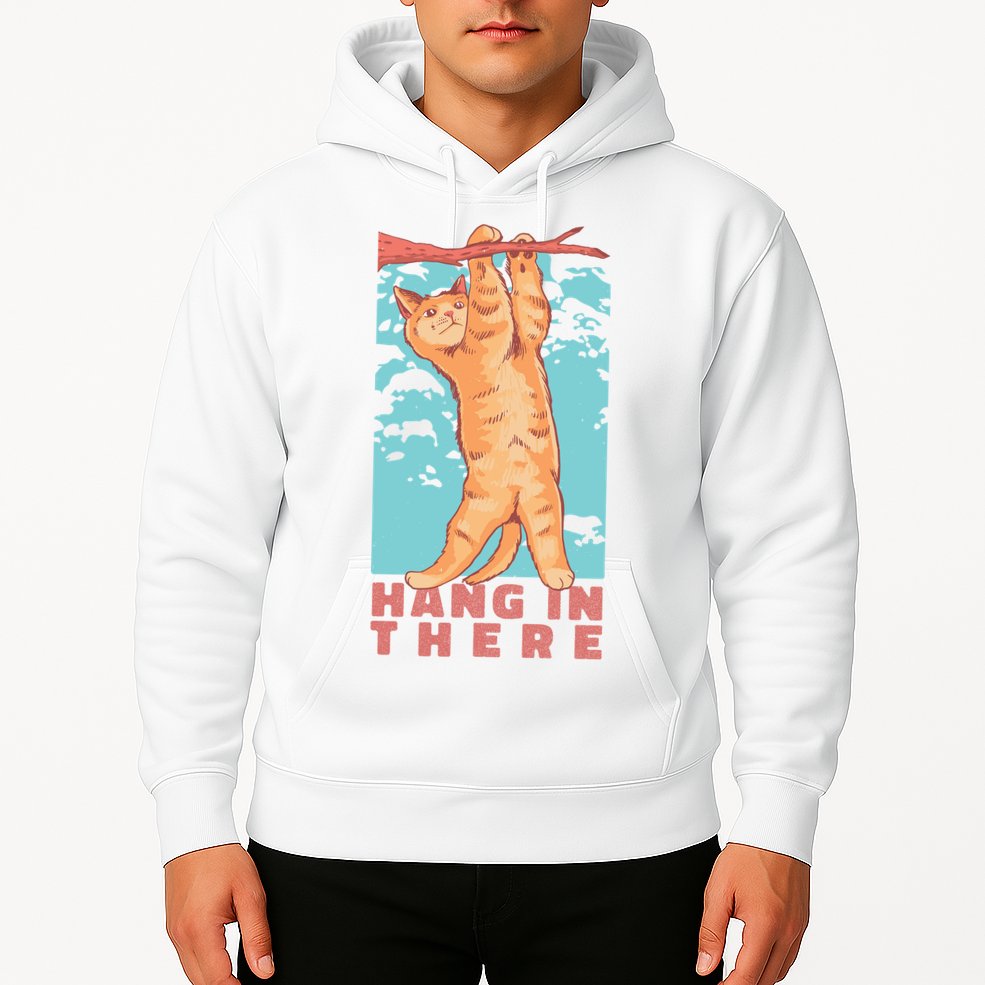 Hang In There Cat Hoodie