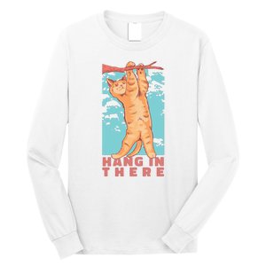 Hang In There Cat Long Sleeve Shirt