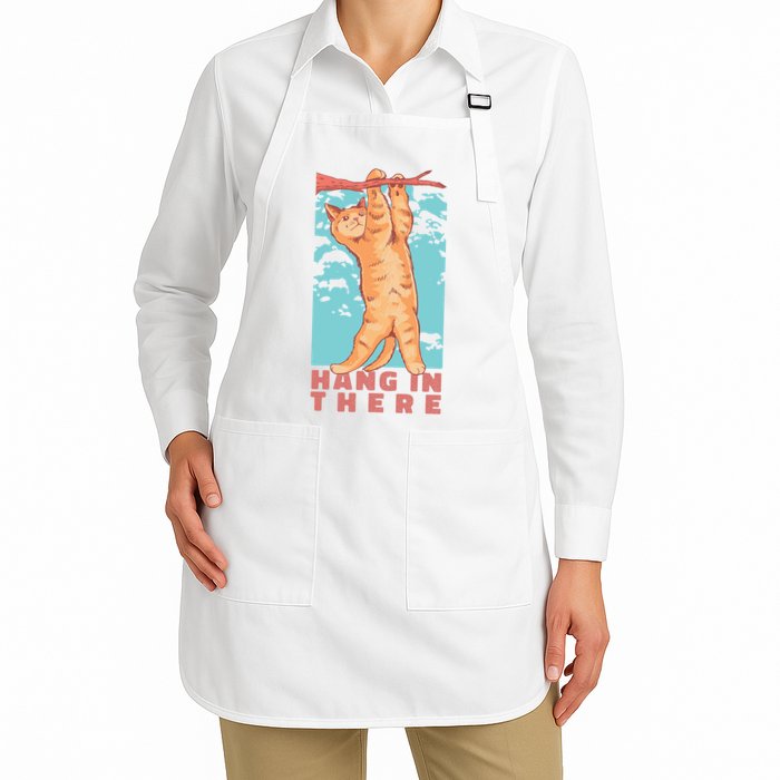 Hang In There Cat Apron