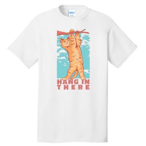 Hang In There Cat Tall T-Shirt