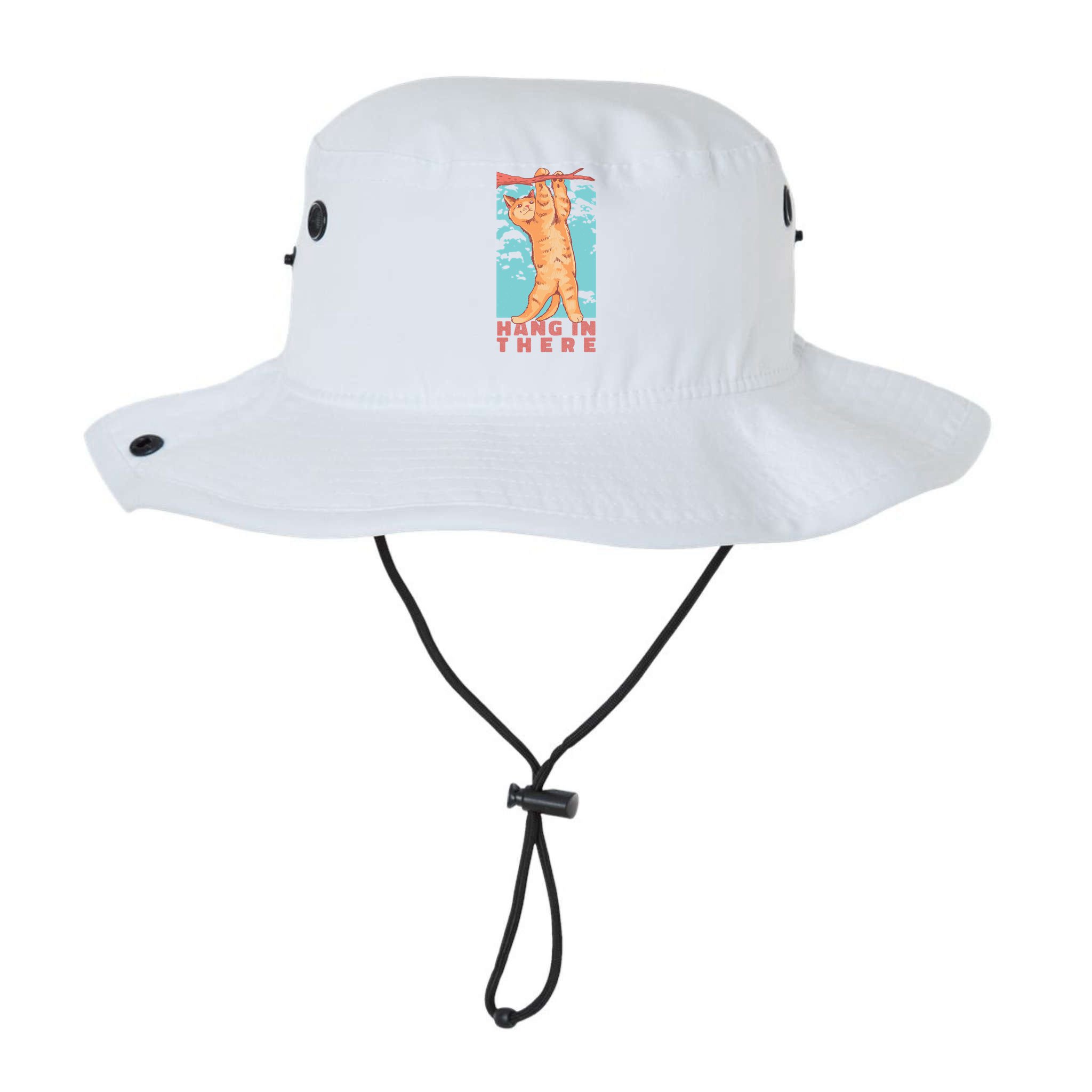 Hang In There Cat Bucket Hat