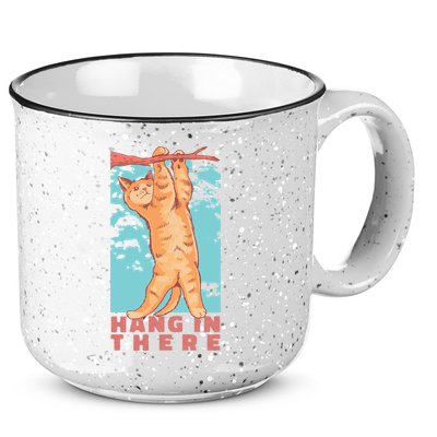 Hang In There Cat 15oz Campfire Ceramic Mug