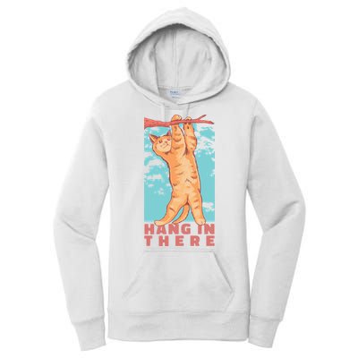 Hang In There Cat Women's Pullover Hoodie