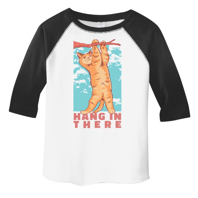 Hang In There Cat Toddler Fine Jersey T-Shirt