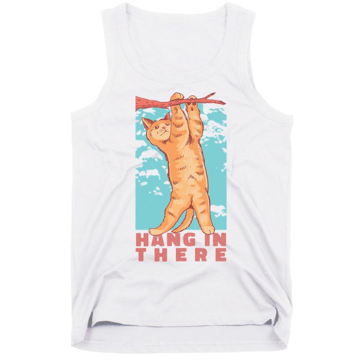 Hang In There Cat Tank Top