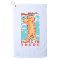 Hang In There Cat Golf Towel