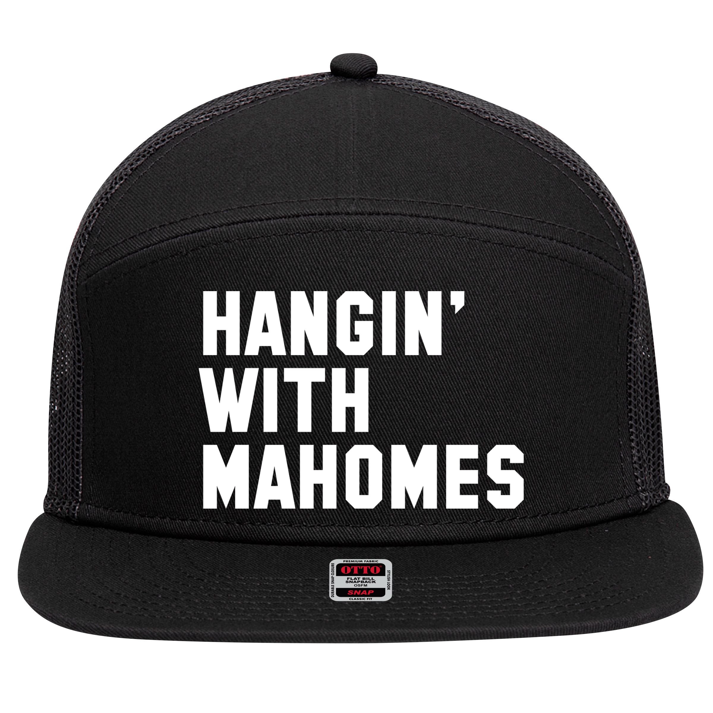 Hangin' With Mahomes 7 Panel Mesh Trucker Snapback Hat