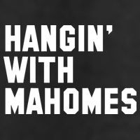 Hangin' With Mahomes 7 Panel Mesh Trucker Snapback Hat