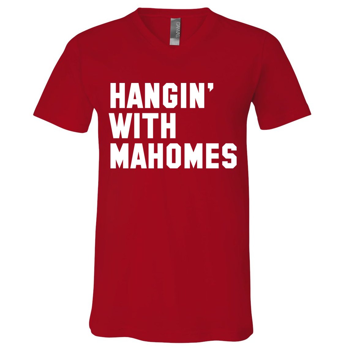 Hangin' With Mahomes V-Neck T-Shirt