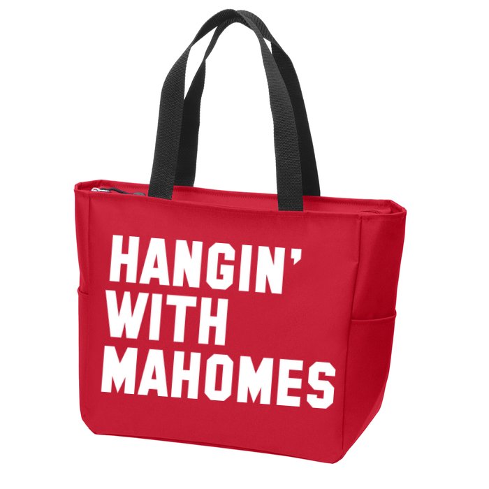 Hangin' With Mahomes Zip Tote Bag