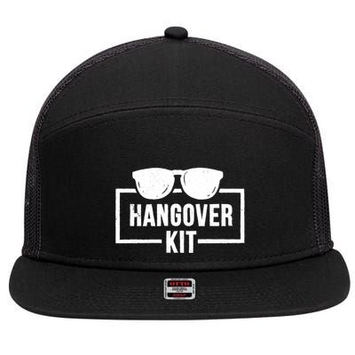 Hangover Kit 7 Panel Mesh Trucker Snapback Hat