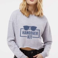 Hangover Kit Cropped Pullover Crew