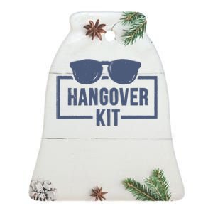 Hangover Kit Ceramic Bell Ornament