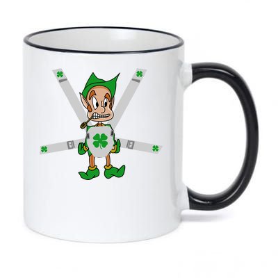 Hangover Leprechaun Irish Baby  11oz Black Color Changing Mug