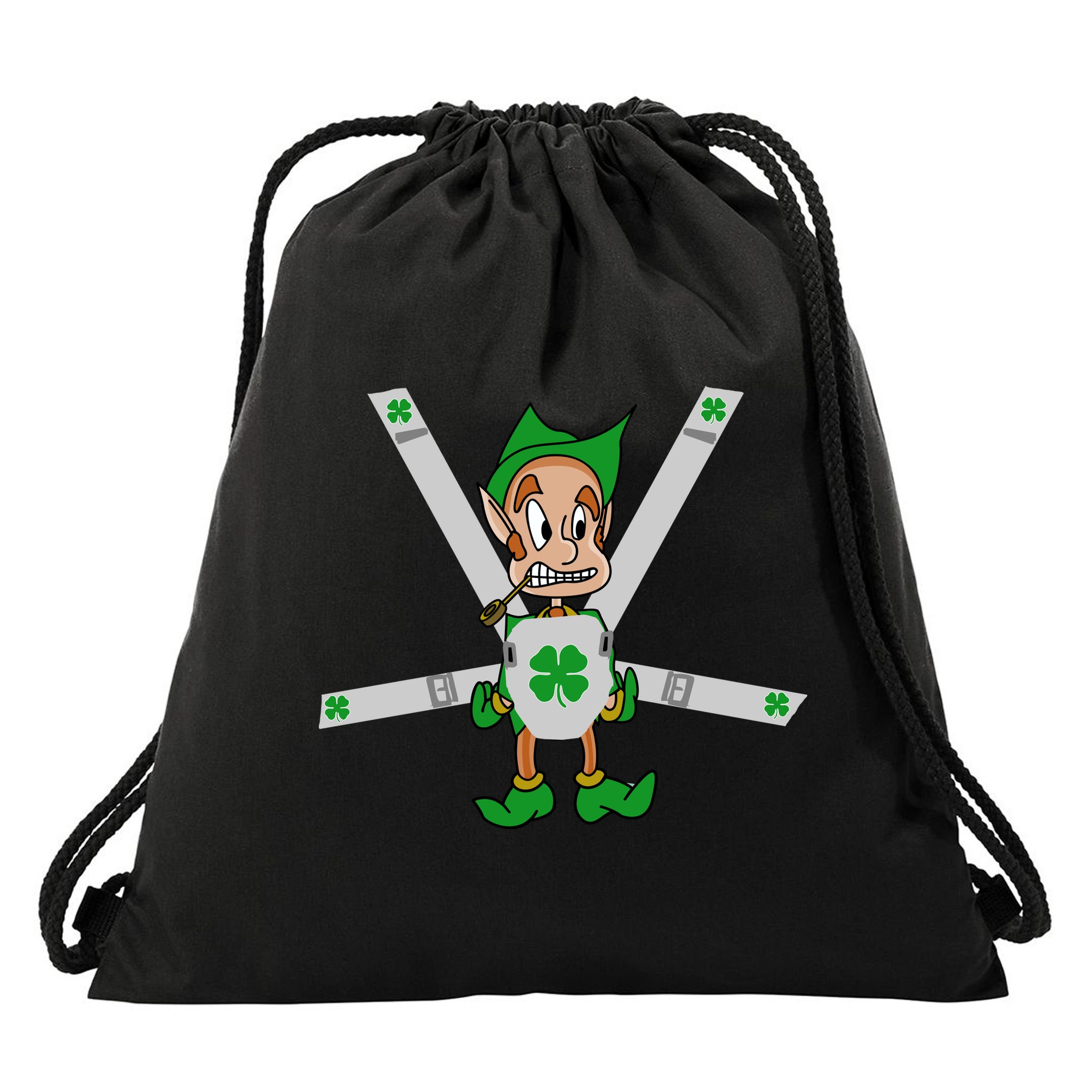 Hangover Leprechaun Irish Baby  Drawstring Bag