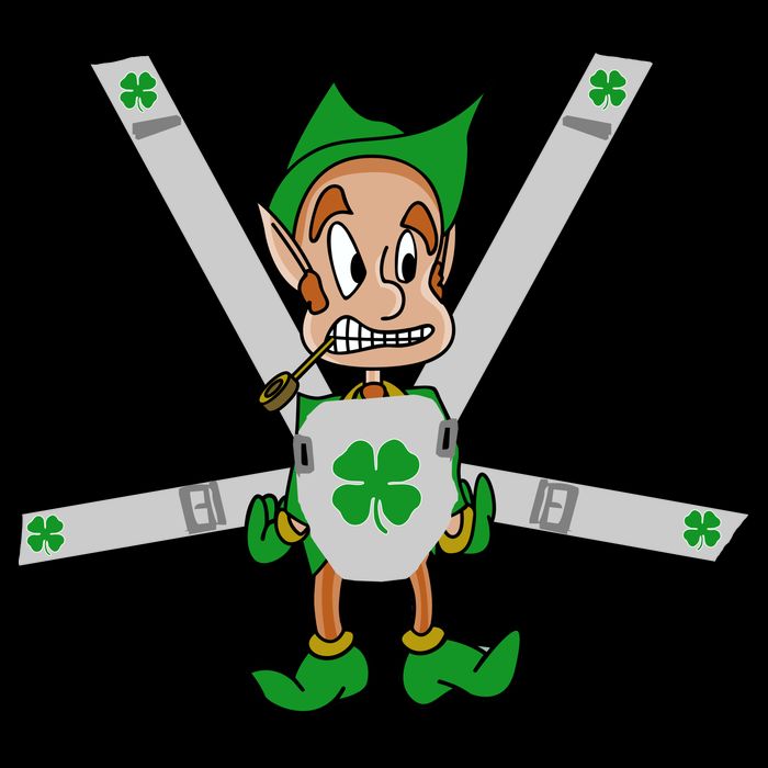Hangover Leprechaun Irish Baby  Tank Top