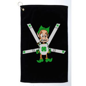 Hangover Leprechaun Irish Baby  Platinum Collection Golf Towel