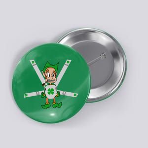 Hangover Leprechaun Irish Baby  Button