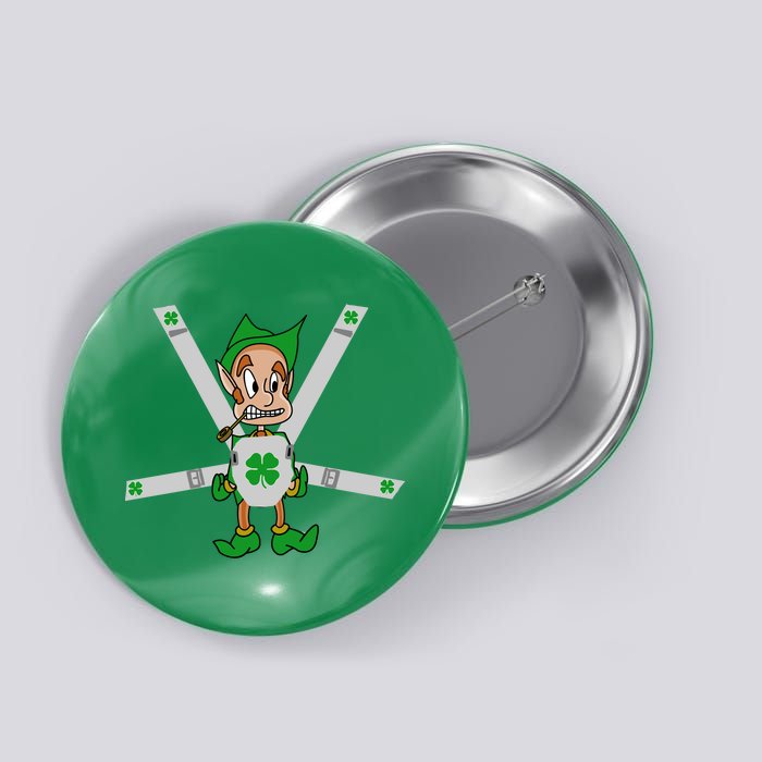 Hangover Leprechaun Irish Baby  Button