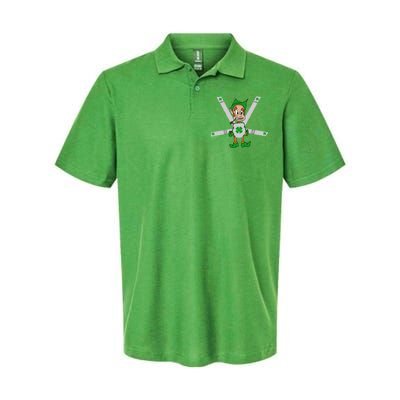 Hangover Leprechaun Irish Baby  Softstyle Adult Sport Polo