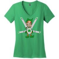 Hangover Leprechaun Irish Baby  Women's V-Neck T-Shirt