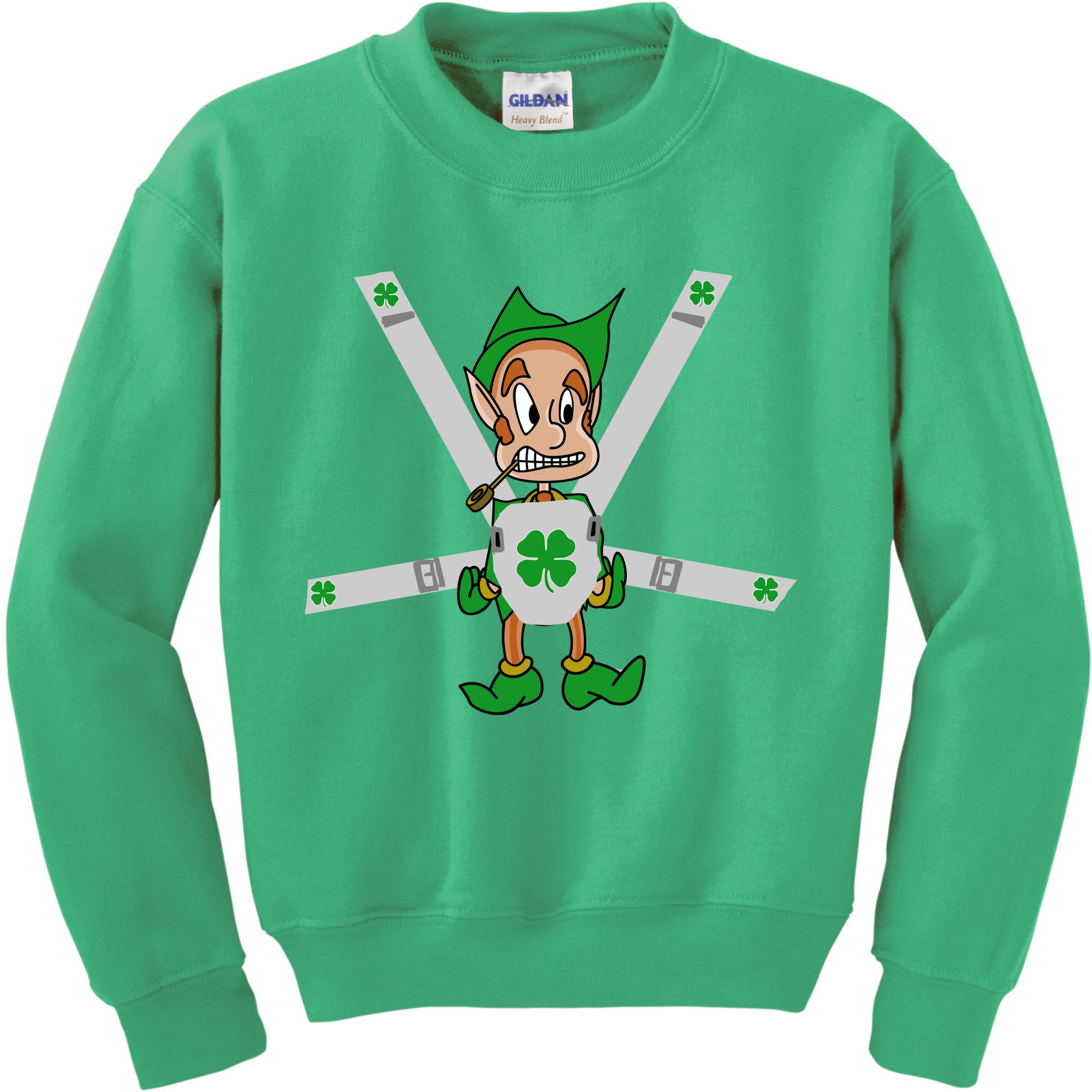 Hangover Leprechaun Irish Baby  Kids Sweatshirt