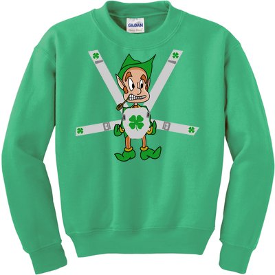 Hangover Leprechaun Irish Baby  Kids Sweatshirt