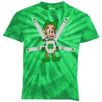 Hangover Leprechaun Irish Baby  Kids Tie-Dye T-Shirt