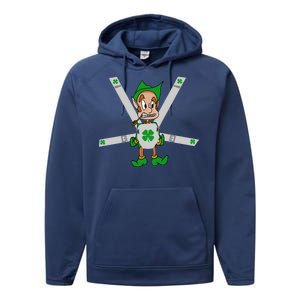 Hangover Leprechaun Irish Baby  Performance Fleece Hoodie