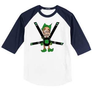 Hangover Leprechaun Irish Baby  Baseball Sleeve Shirt