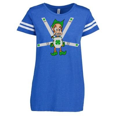 Hangover Leprechaun Irish Baby  Enza Ladies Jersey Football T-Shirt