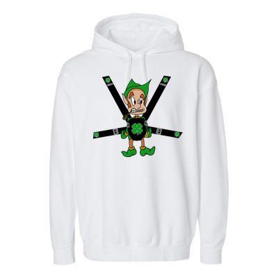 Hangover Leprechaun Irish Baby  Garment-Dyed Fleece Hoodie