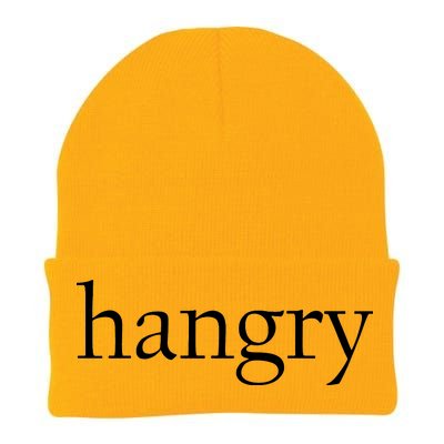 Hangry Classy Logo Knit Cap Winter Beanie