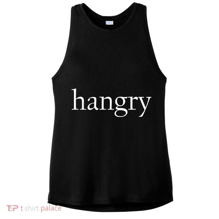 Hangry Classy Logo Ladies PosiCharge Tri-Blend Wicking Tank