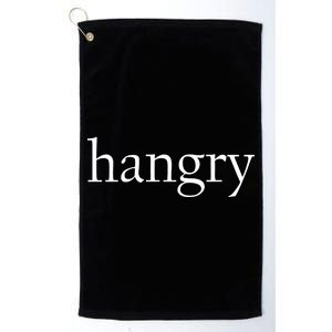 Hangry Classy Logo Platinum Collection Golf Towel