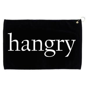 Hangry Classy Logo Grommeted Golf Towel