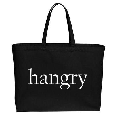 Hangry Classy Logo Cotton Canvas Jumbo Tote