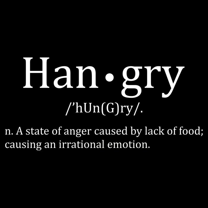 Hangry Definition Han gry Hungry Angry Food Stripe Pom Pom Beanie
